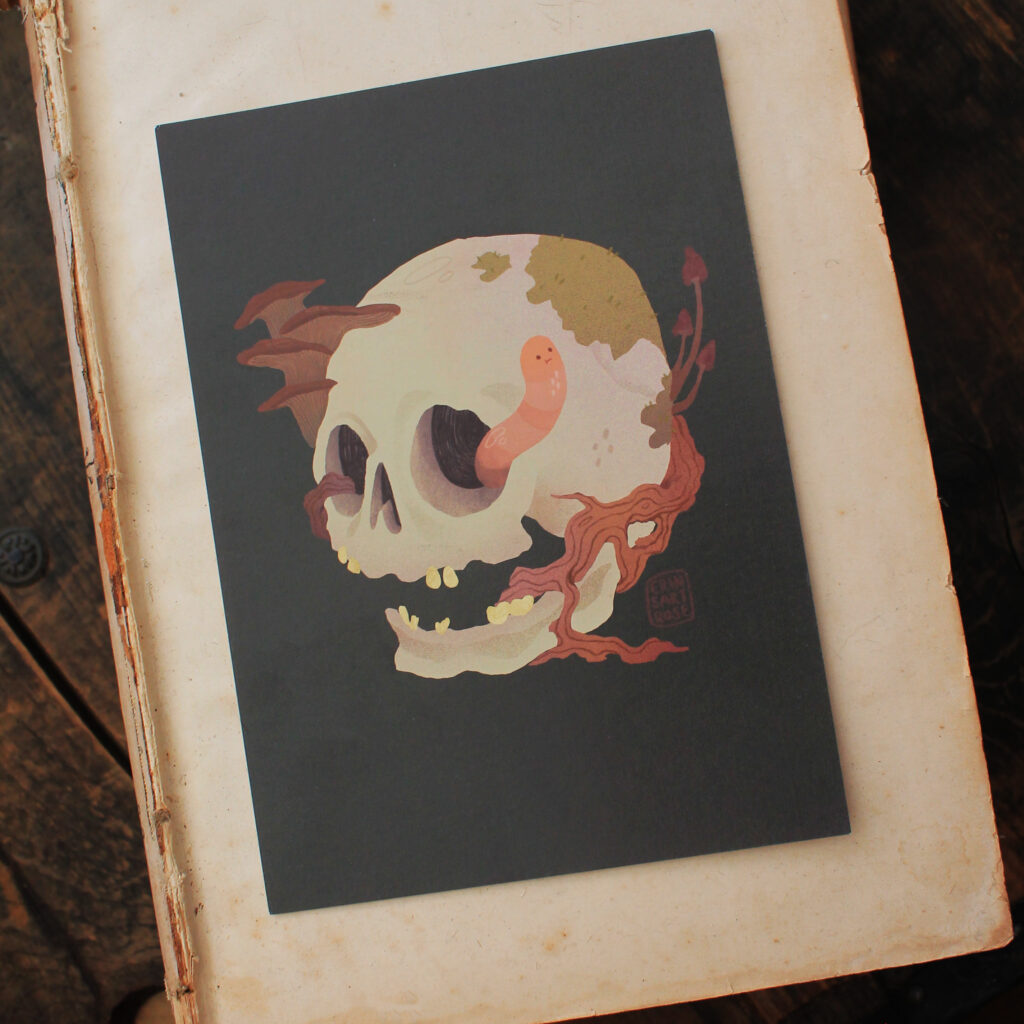 mossyskull By Erin Rose Illustration